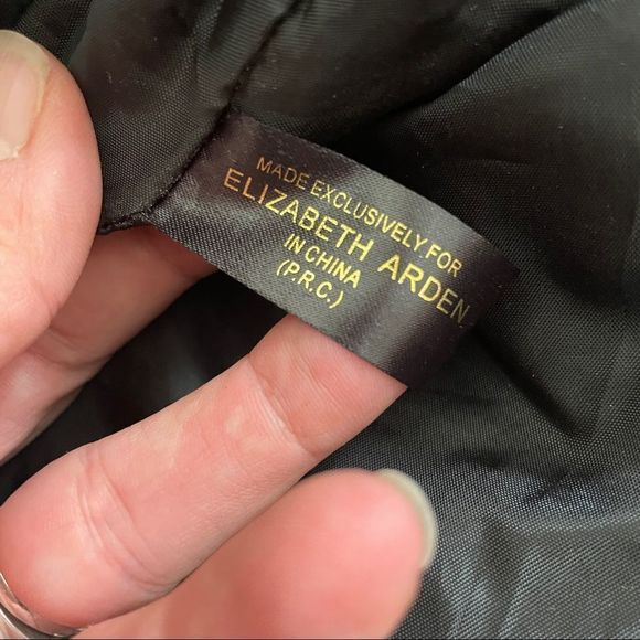 Elizabeth Arden Vegan Ostrich Shoulder Satchel Travel Bag - Picture 10 of 13